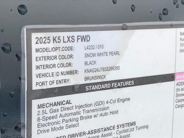2025 Kia K5 LXS