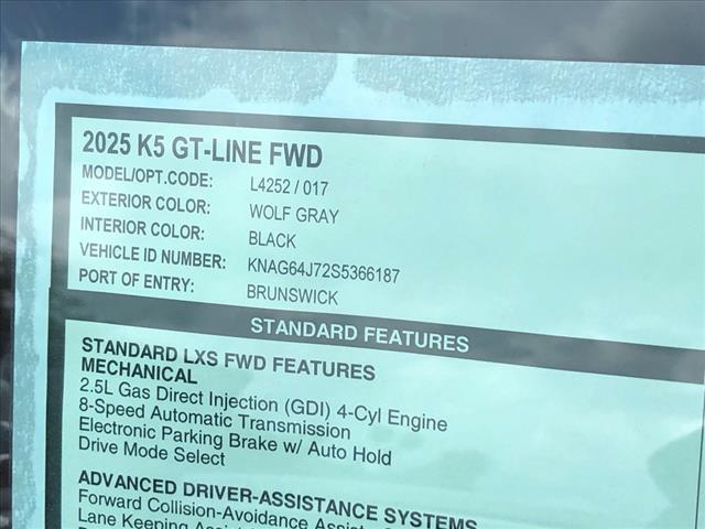 2025 Kia K5 GT-Line