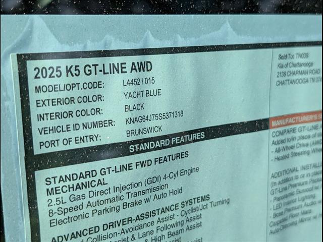 2025 Kia K5 GT-Line
