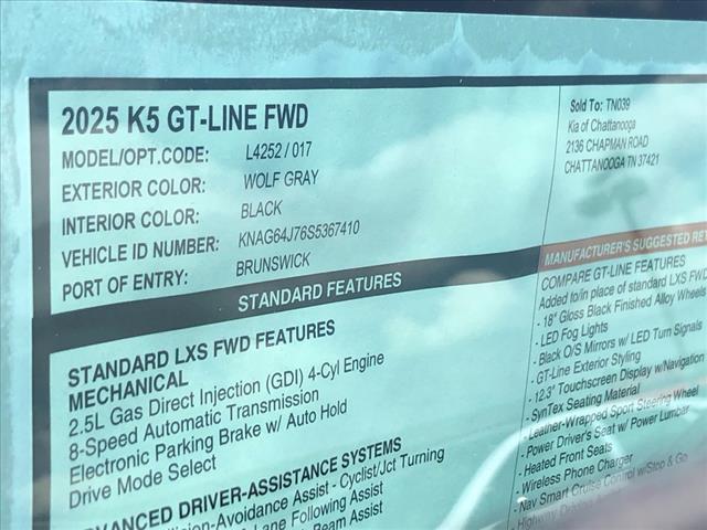 2025 Kia K5 GT-Line