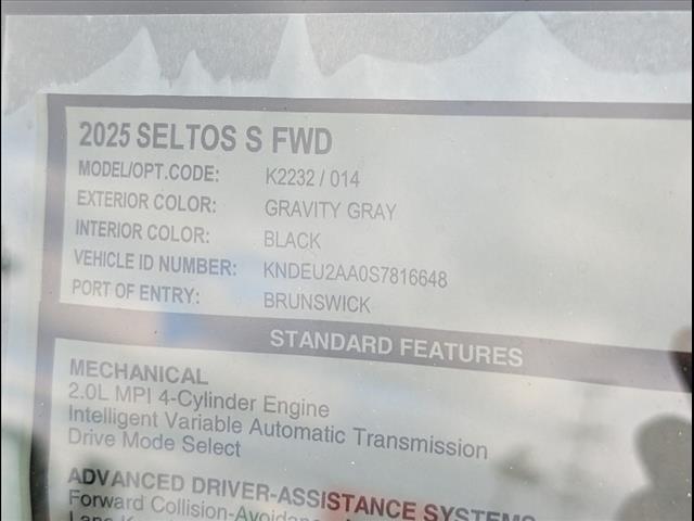 2025 Kia Seltos S