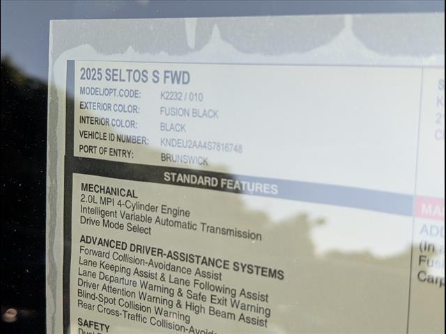 2025 Kia Seltos S