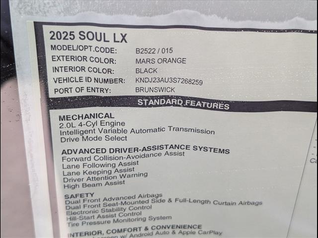 2025 Kia Soul LX