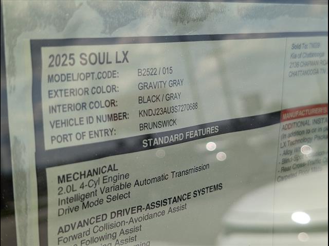 2025 Kia Soul LX