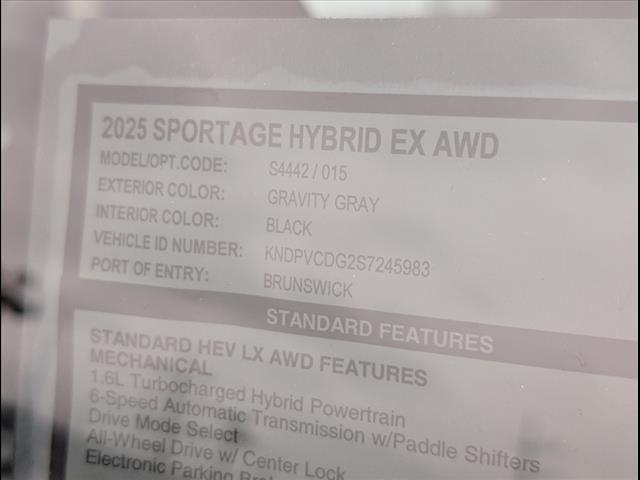 2025 Kia Sportage Hybrid EX