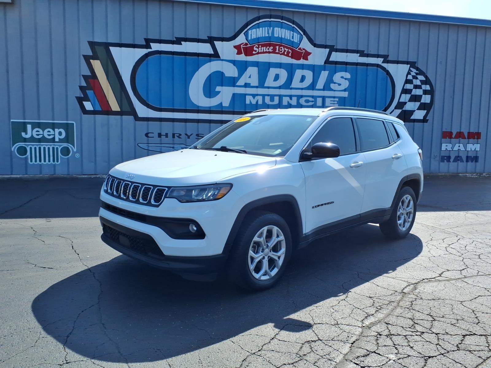 White 2024 Jeep Compass SUV / Crossover Four-Wheel Drive 8-Speed Automatic
