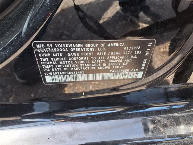2012 Volkswagen Passat S PZEV