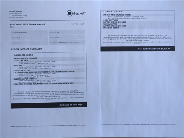 2021 Mazda Mazda3 Hatchback Premium