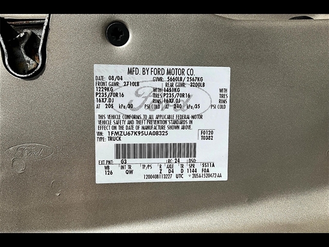 2005 Ford Explorer Sport Trac XLS