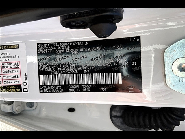 2016 Toyota 4Runner SR5 Premium