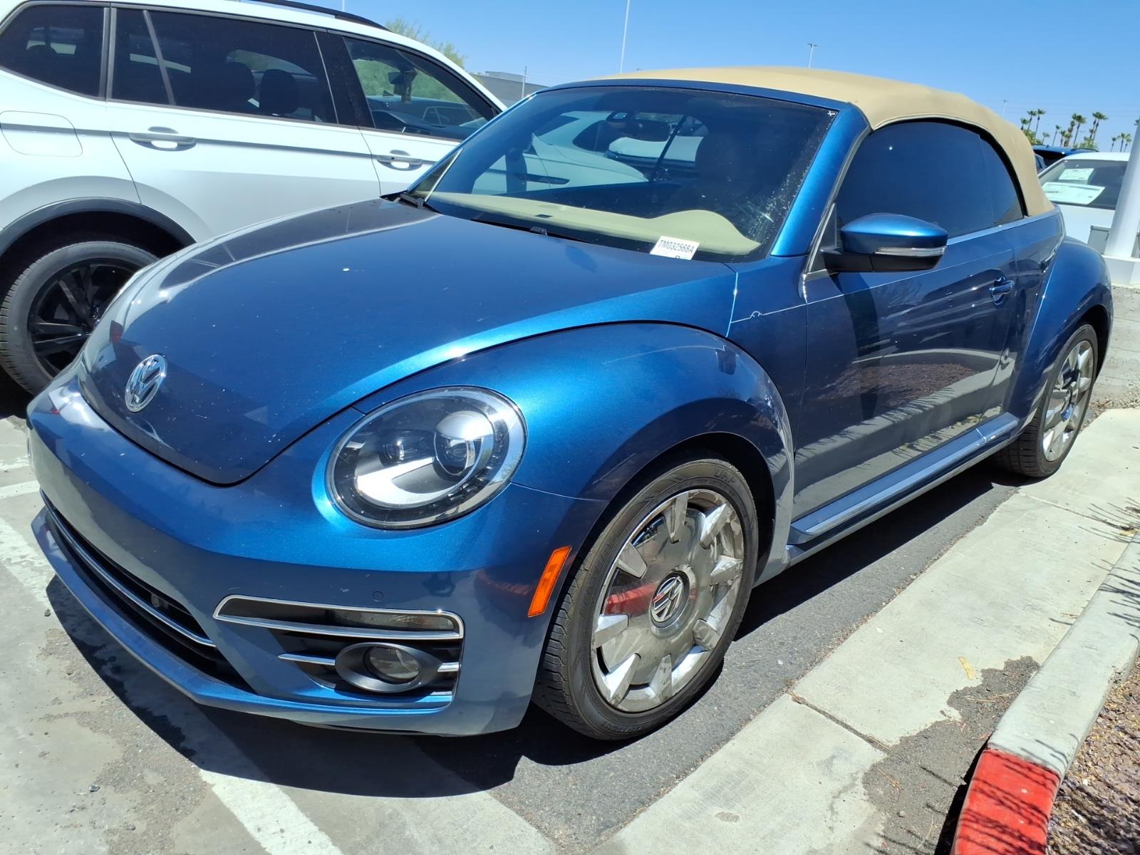 Blue 2019 Volkswagen Beetle Convertible Front-Wheel Drive 6-Speed Automatic