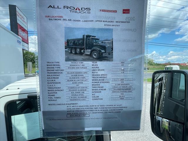 2025 Kenworth T-880 Single Cab
