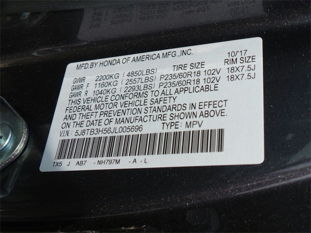 2018 Acura RDX Technology Package