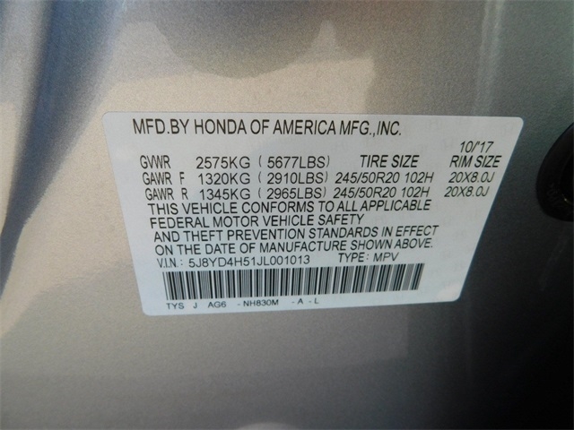 2018 Acura MDX SH-AWD w/Tech