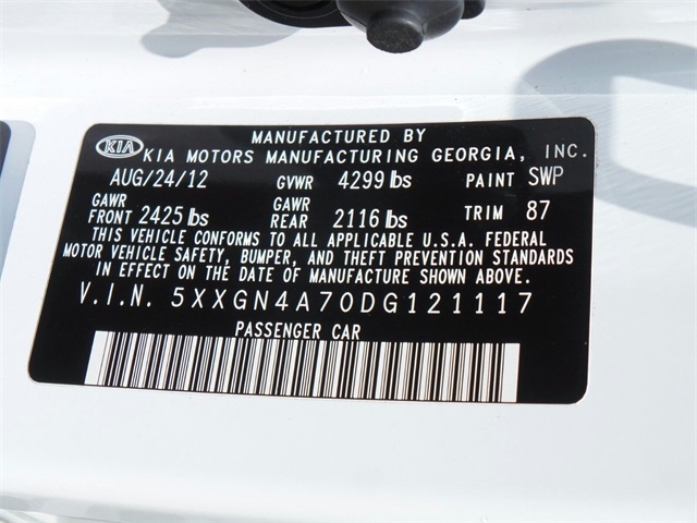 2013 Kia Optima EX