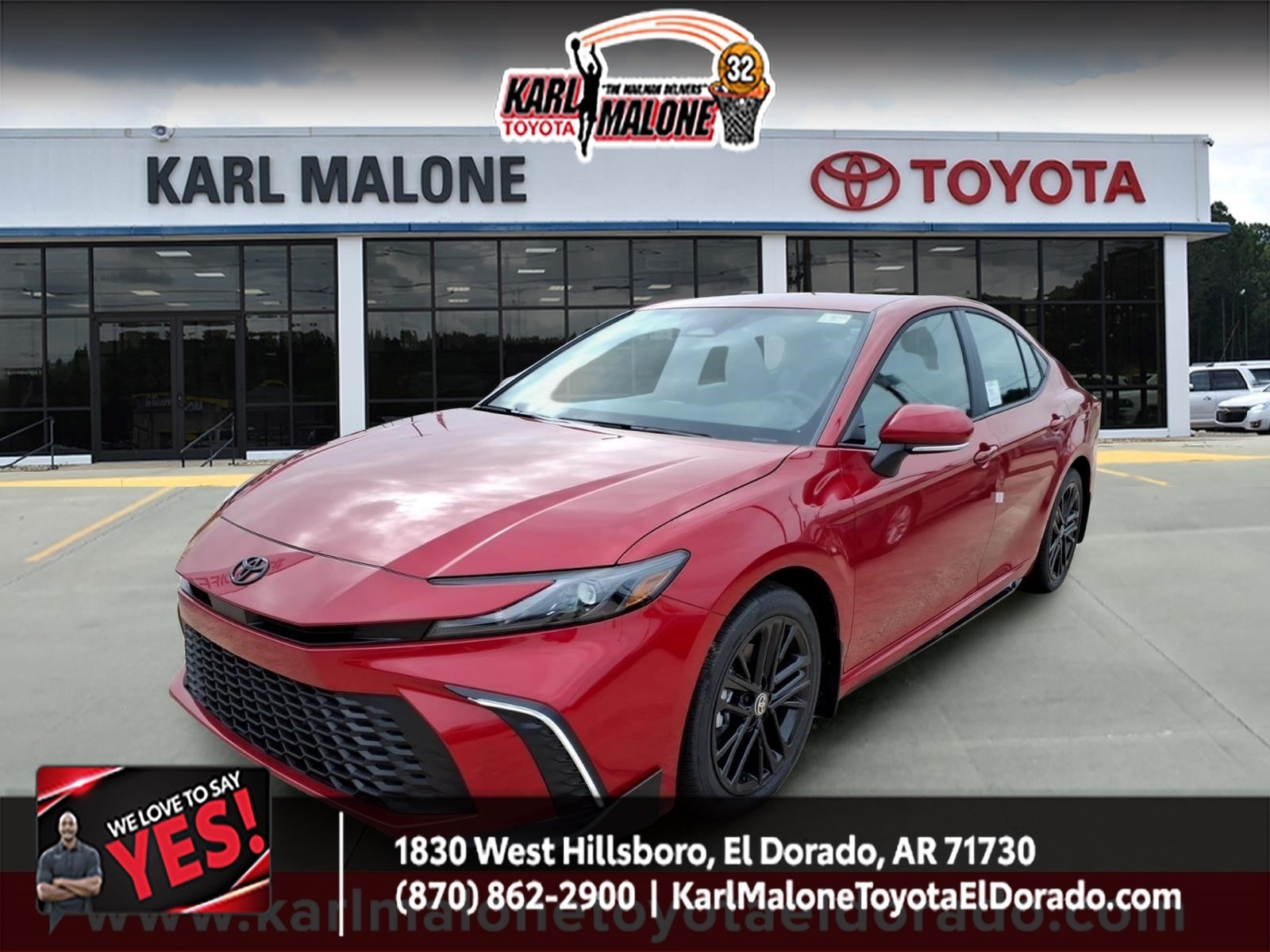 Supersonic Red 2026 Toyota Camry Sedan Front-Wheel Drive Continuously Variable Transmission