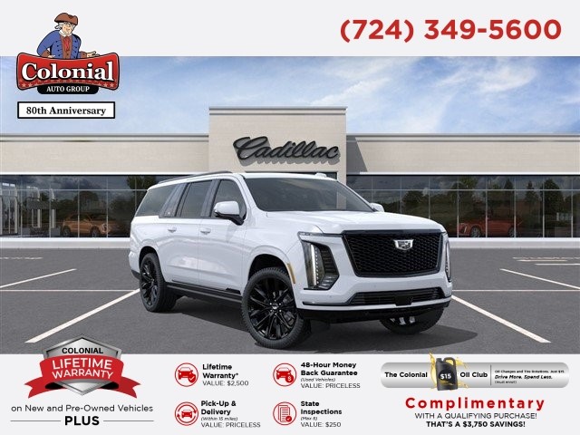 Vibrant White Tricoat G4j 2026 Cadillac Escalade ESV SUV / Crossover Four-Wheel Drive