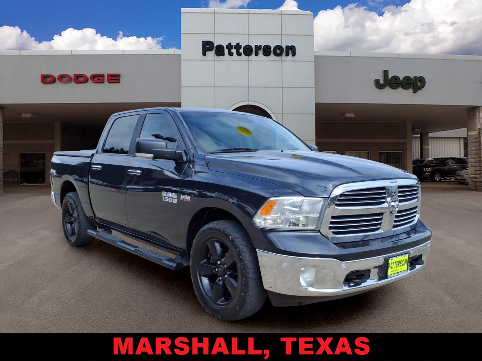 Gray (Maximum Steel Metallic Clearcoat) 2016 RAM 1500 Lone Star Crew Cab 4WD Pickup Truck Four-Wheel Drive 8-Speed Automatic