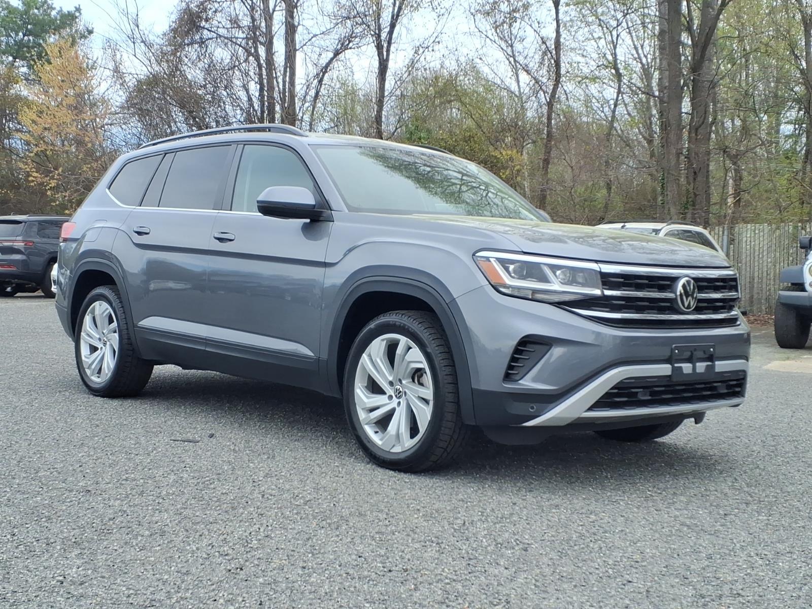 Platinum Gray Metallic 2021 Volkswagen Atlas V6 SE 4Motion with Technology SUV / Crossover All-Wheel Drive 8-Speed Automatic