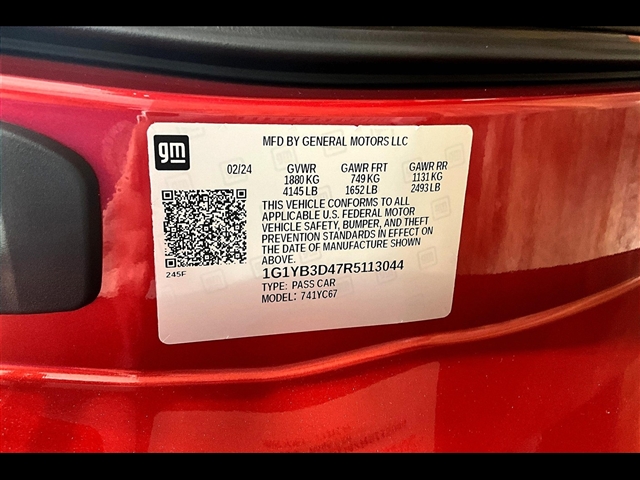 2024 Chevrolet Corvette Stingray 2LT