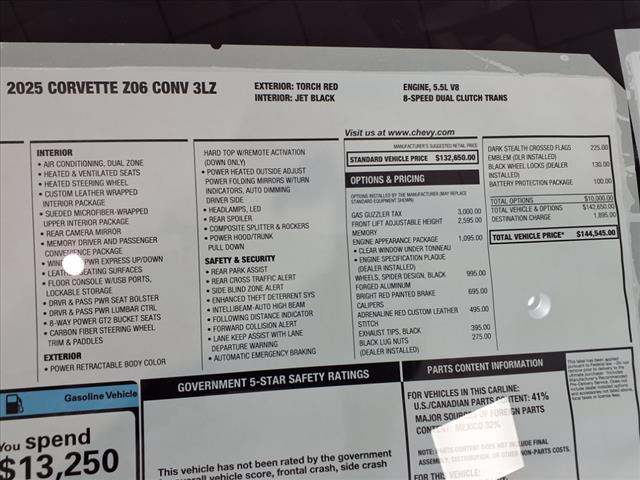 2025 Chevrolet Corvette Z06