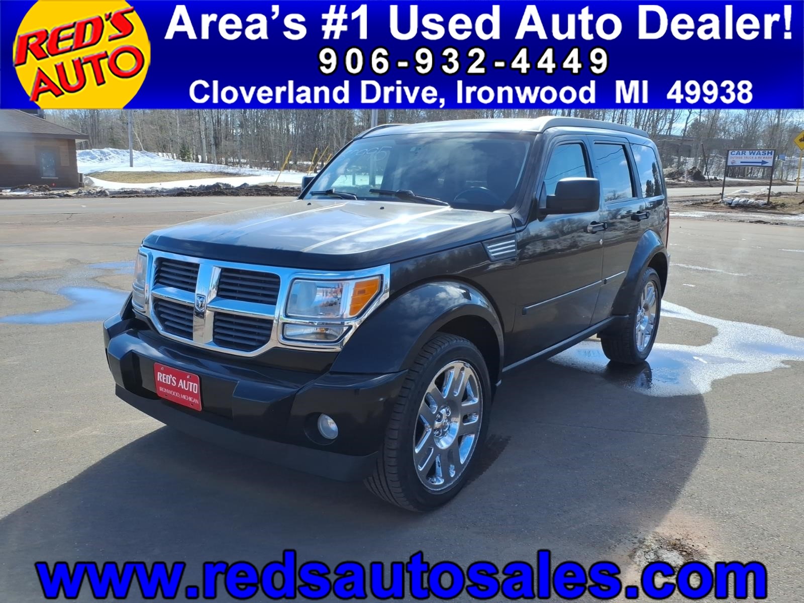 Black 2007 Dodge Nitro SLT 4WD SUV / Crossover Four-Wheel Drive 4-Speed Automatic