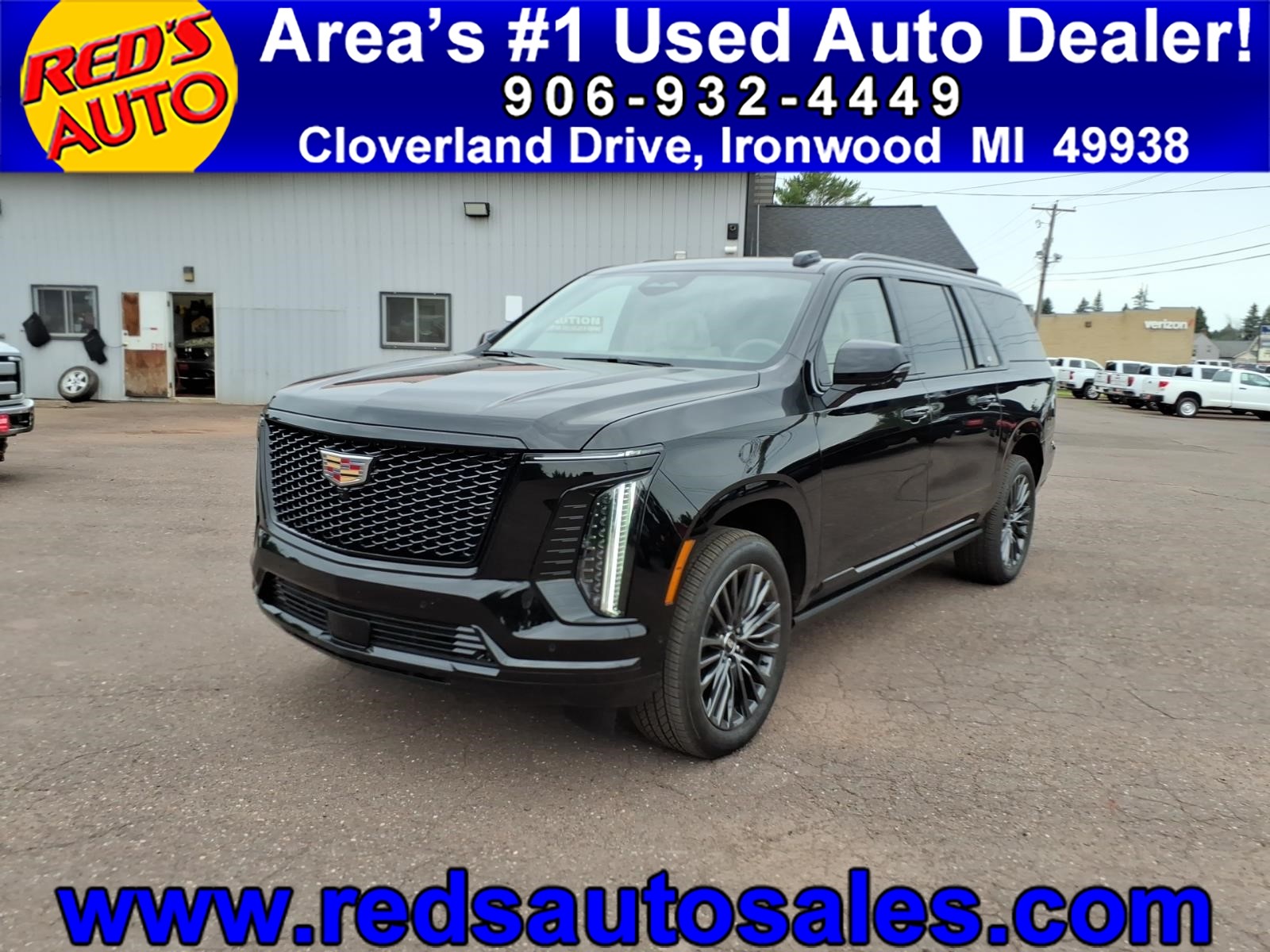 Black 2026 Cadillac Escalade ESV SUV / Crossover Four-Wheel Drive Automatic