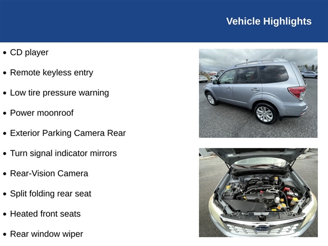 2012 Subaru Forester 2.5X Touring