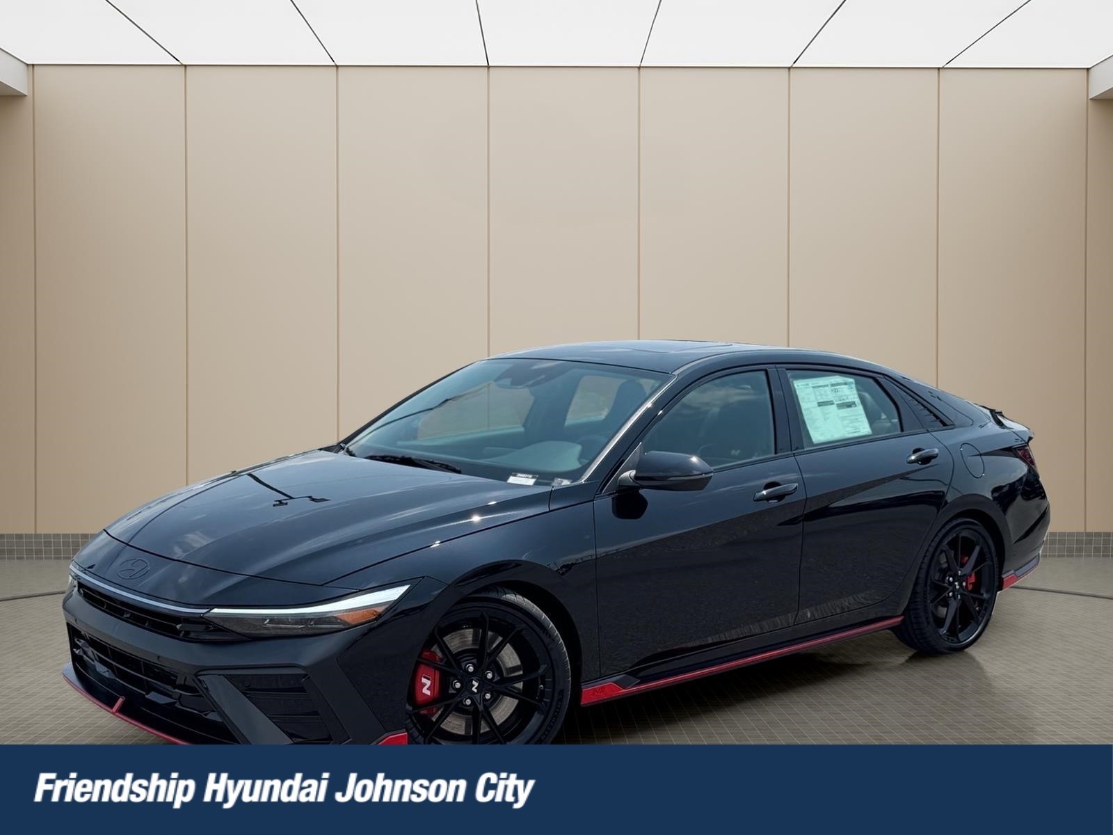 Abyss Black 2026 Hyundai Elantra N Sedan Front-Wheel Drive 8-Speed Automatic