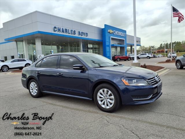2013 Volkswagen Passat 4DR SDN 2.5L AUTO S W/APP