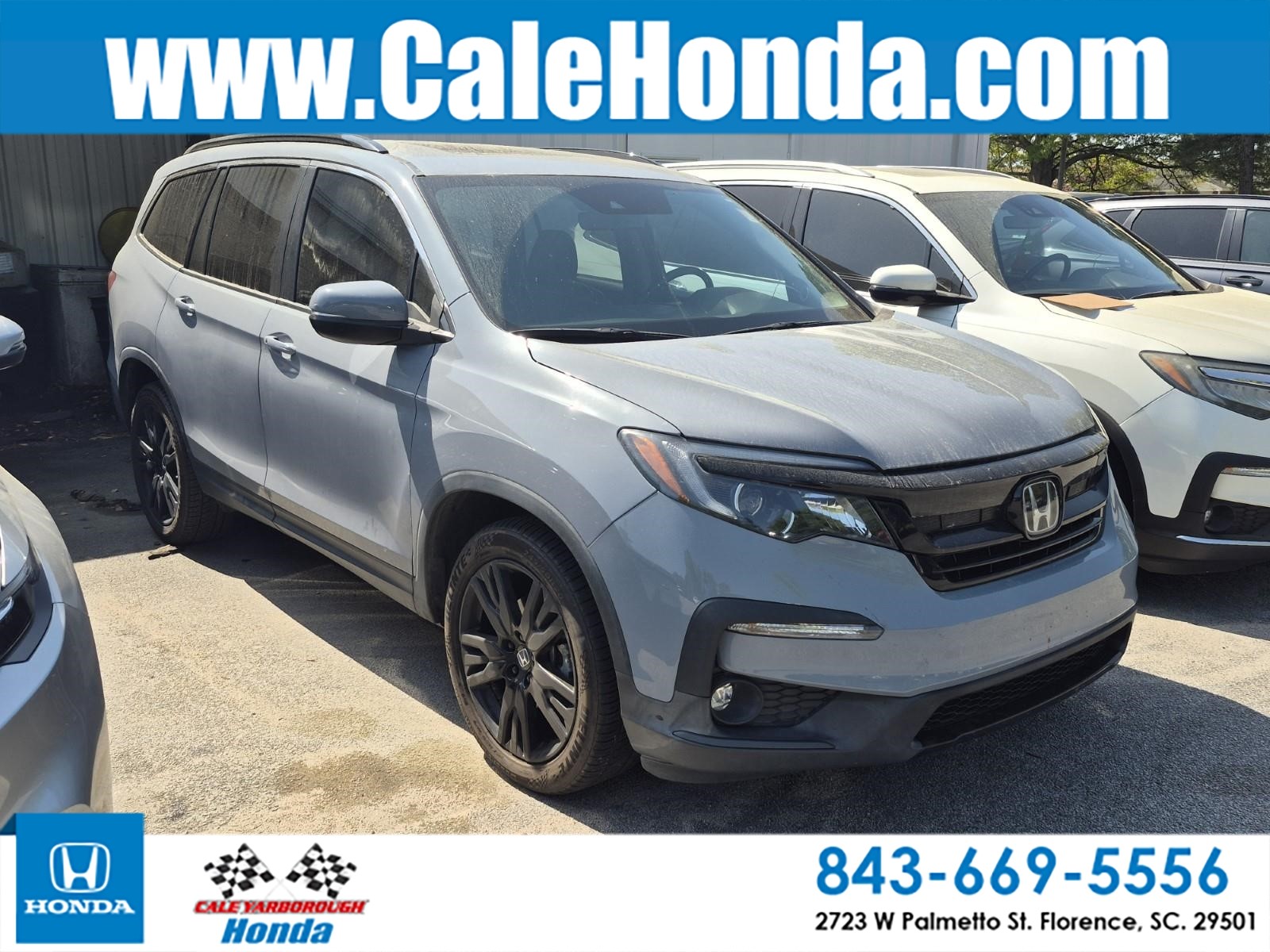 Gray (Steel Sapphire Metallic) 2022 Honda Pilot SE FWD SUV / Crossover Front-Wheel Drive 9-Speed Automatic