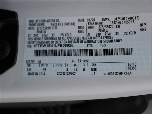2020 Ford F-150 Platinum