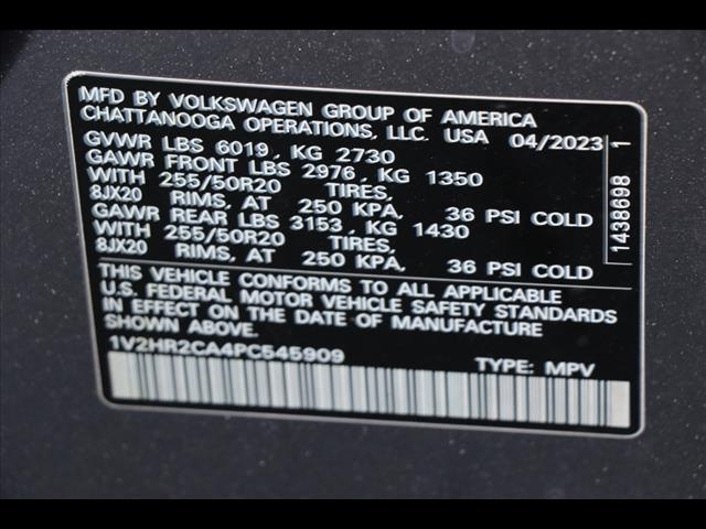2023 Volkswagen Atlas V6 SE 4Motion