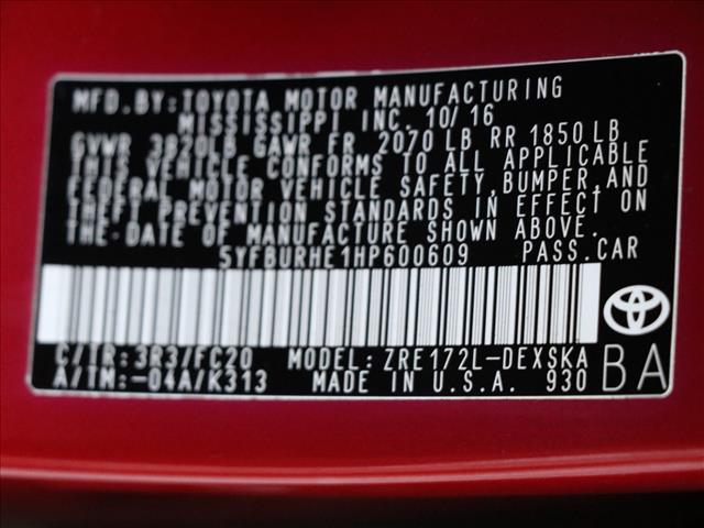 2017 Toyota Corolla SE