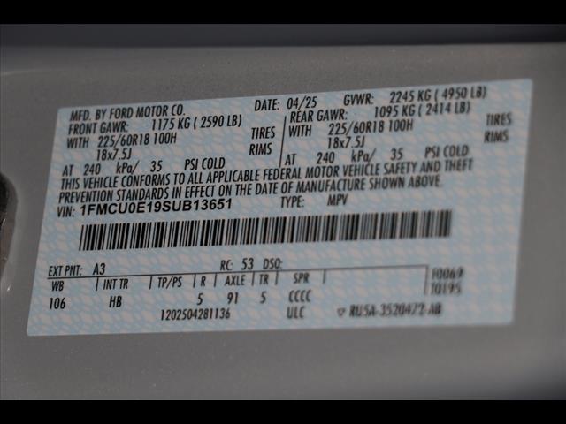 2025 Ford Escape Plug-In Hybrid PHEV