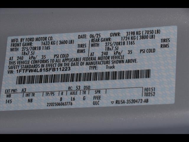 2025 Ford F-150 Tremor
