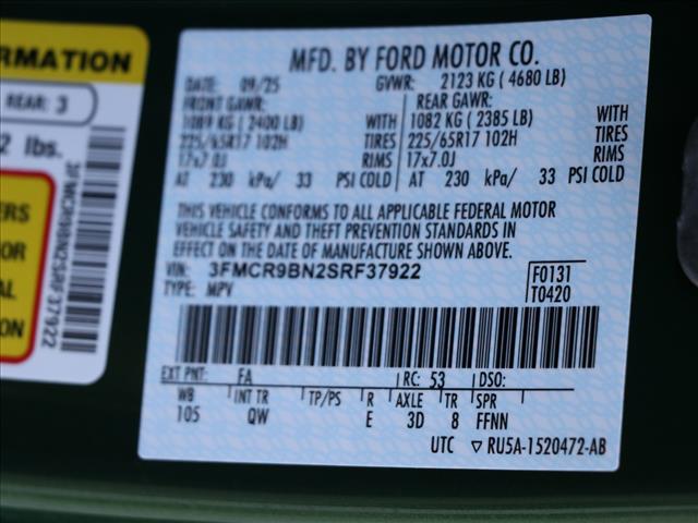 2025 Ford Bronco Sport Big Bend