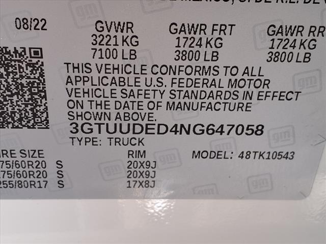 2022 GMC Sierra 1500 SLT