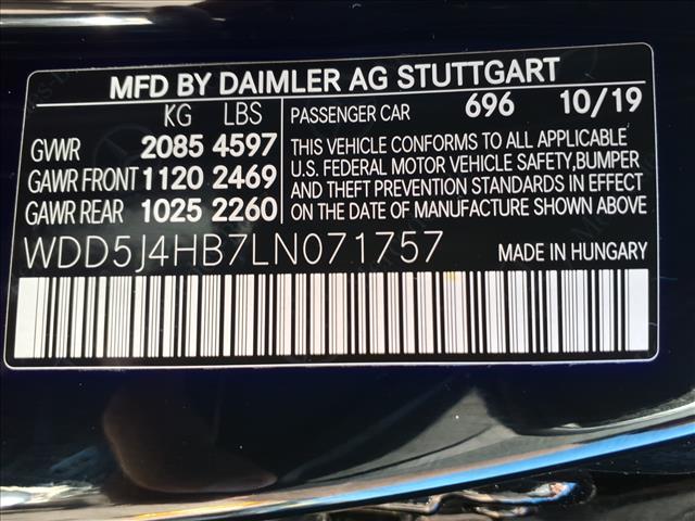 2020 Mercedes-Benz CLA CLA 250 4MATIC