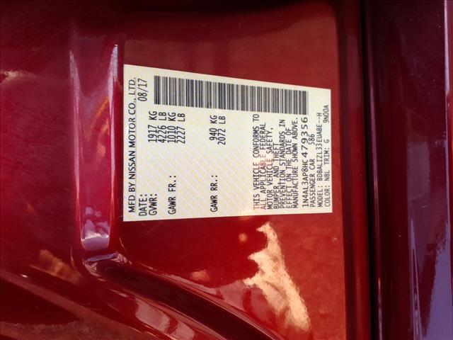 2017 Nissan Altima 2.5 SV