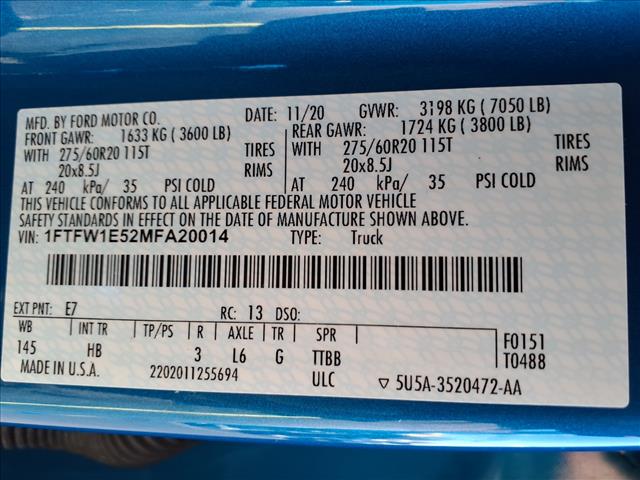 2021 Ford F-150 Lariat