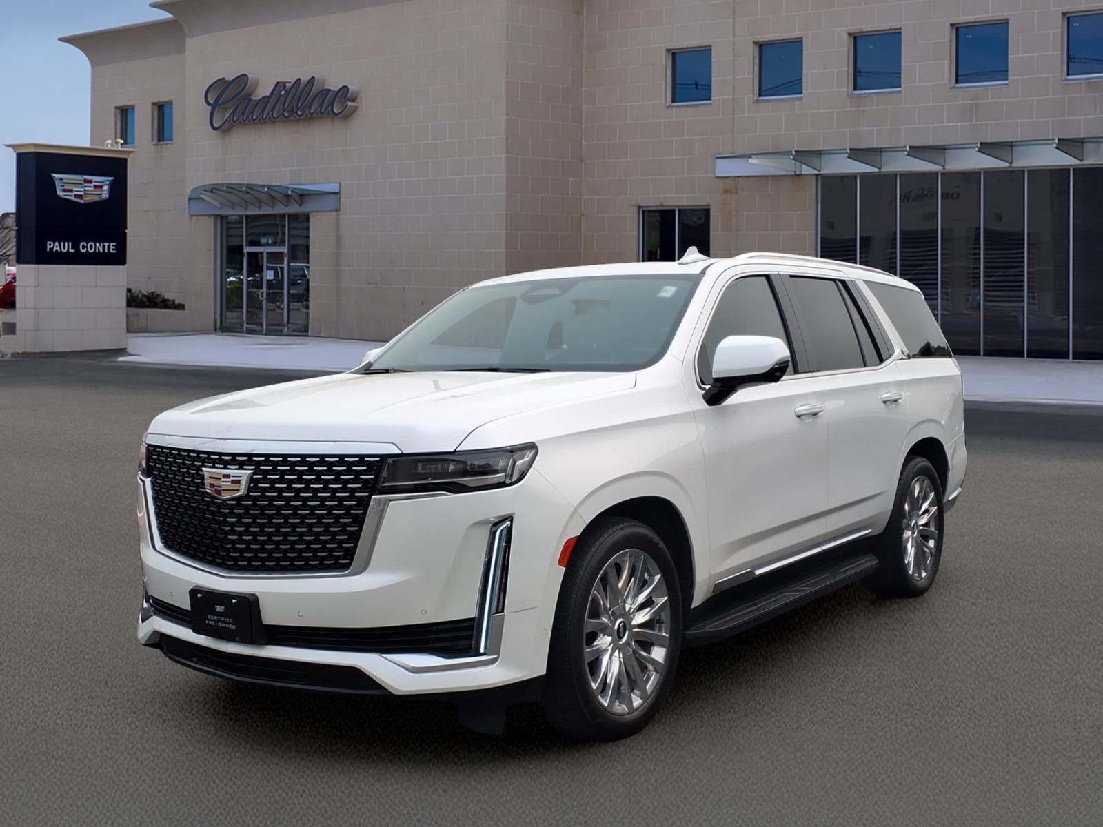Crystal White Tricoat G1w 2024 Cadillac Escalade SUV / Crossover Four-Wheel Drive Automatic