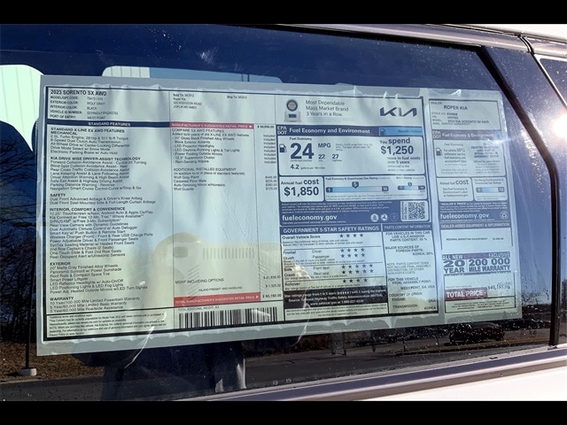 2023 Kia Sorento SX:830906