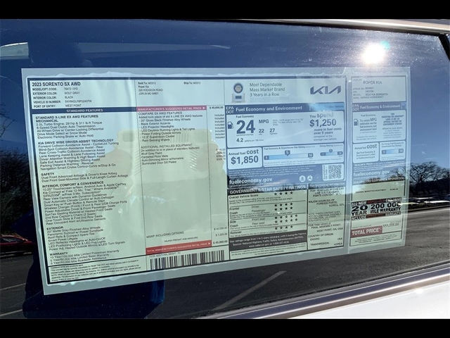 2023 Kia Sorento SX:830907