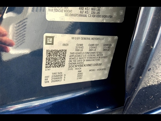 2021 Chevrolet Silverado 1500 Custom:K63798