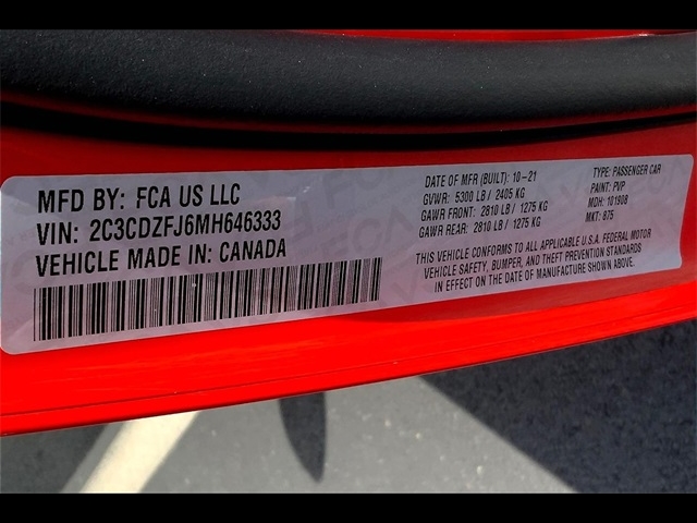 2021 Dodge Challenger R/T Scat Pack:K8308031