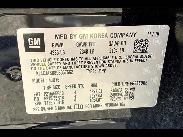 2020 Buick Encore Preferred:K63744