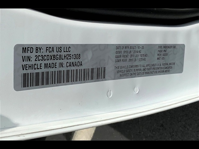 2020 Dodge Charger SXT:K53544