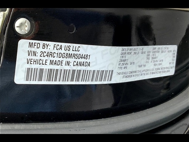 2021 Chrysler Voyager LXi:K63706