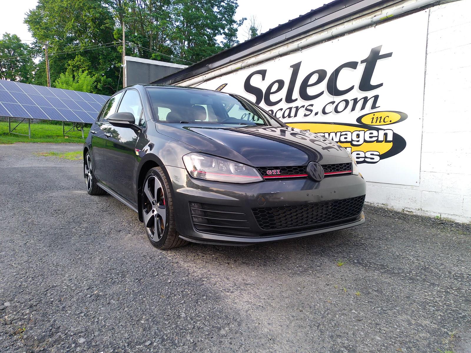 Gray 2017 Volkswagen Golf GTI Hatchback Front-Wheel Drive Manual